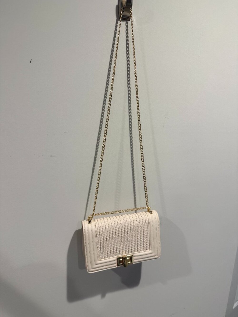 White Cross Body Purse